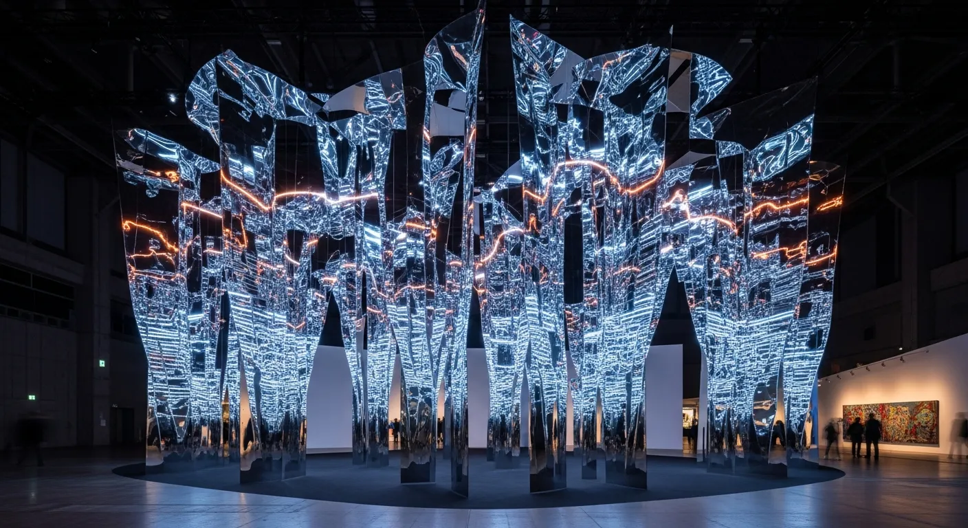 Reflecterende Lichtinstallatie